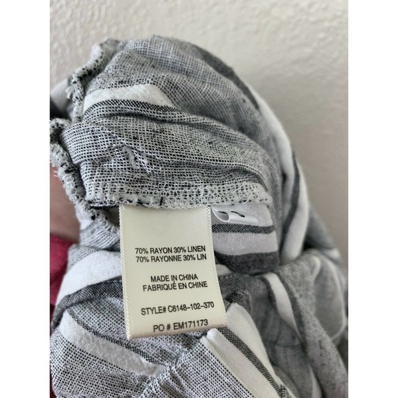 Cloth & Stone Linen Blend Striped Jumpsuit - Picture 9 of 9